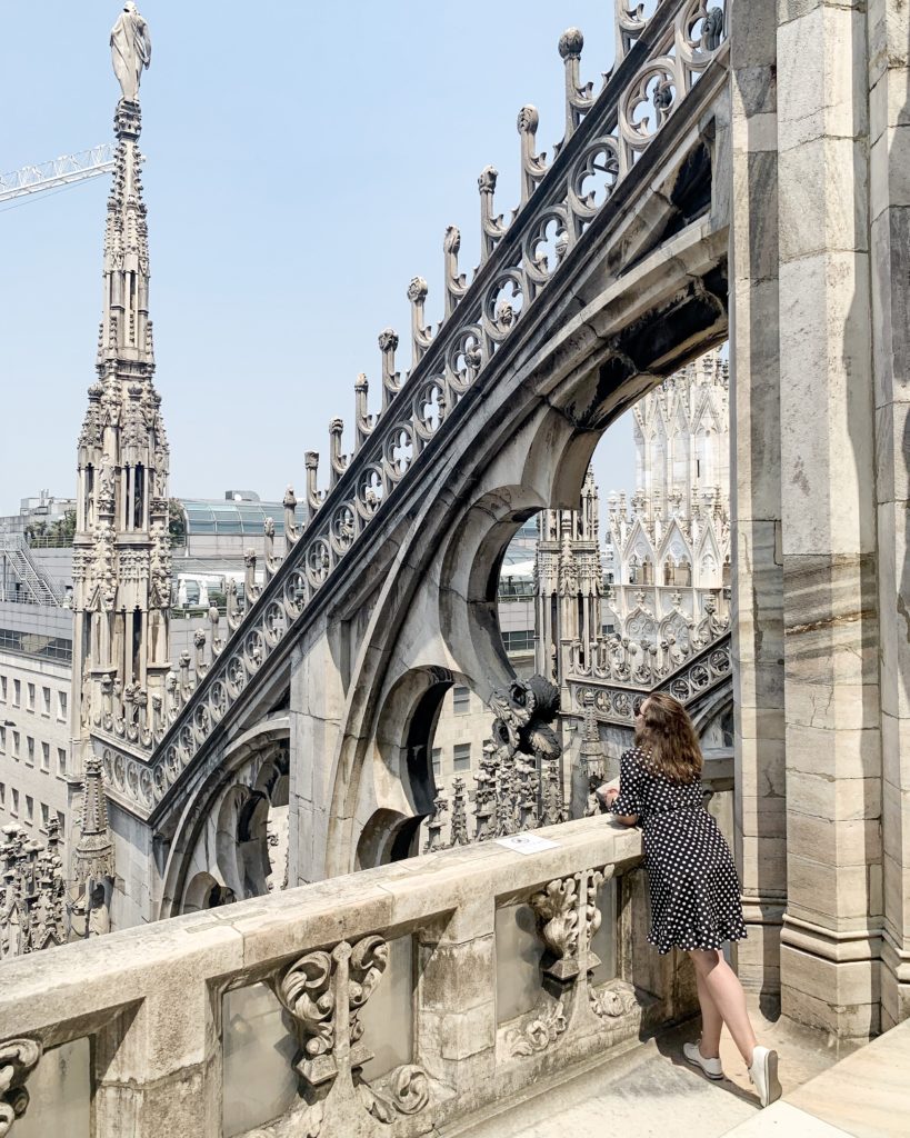 O incrível terraço do Duomo di Milano é, definitivamente, uma das melhores coisas para fazer em Milão!